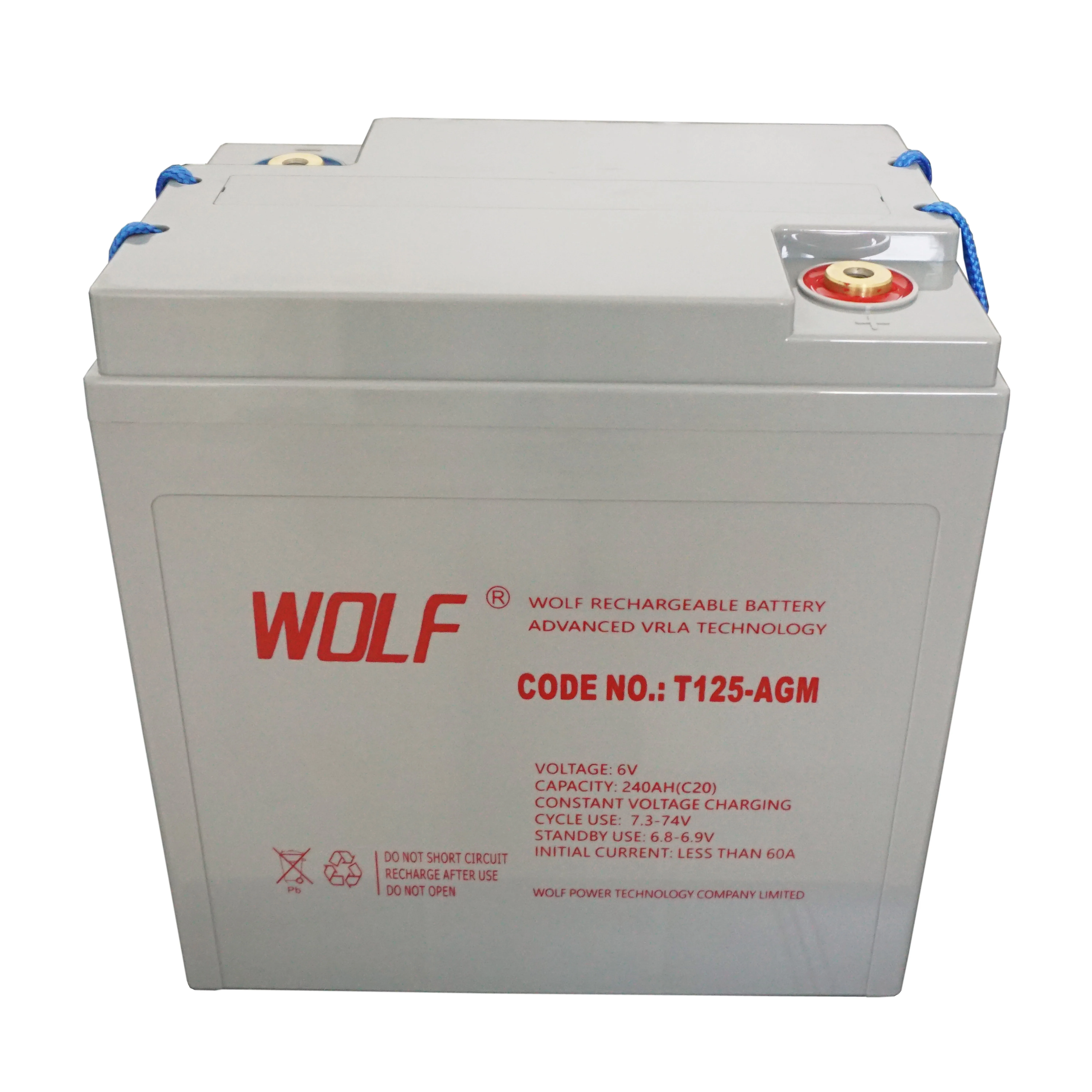 Trojan T125 6V 240ah Rechargeable Sealed Deep Cycle Battery Golf Cart Battery
