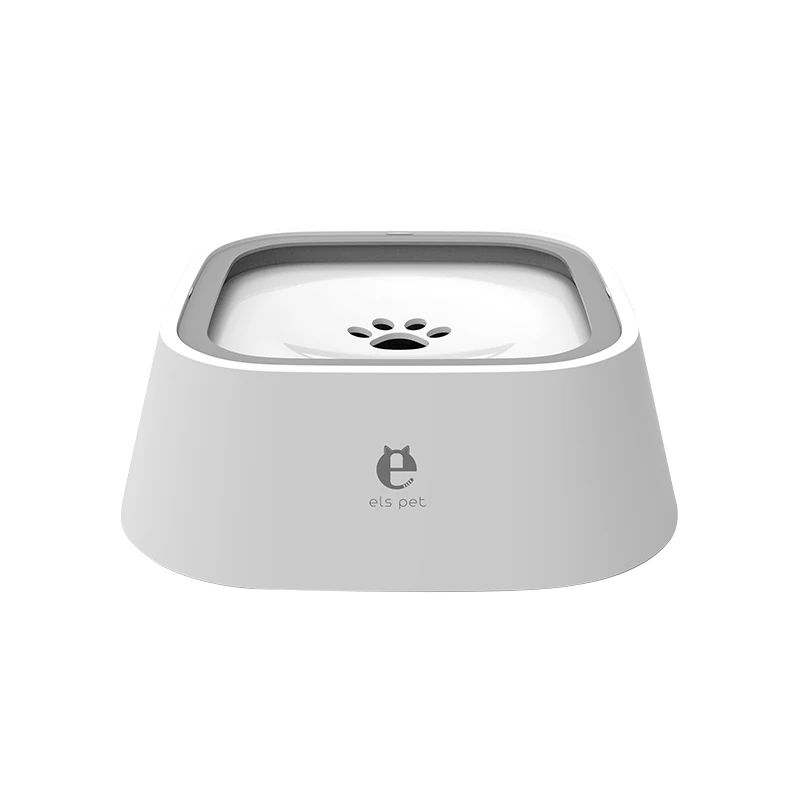 Научно разработанная технология для собак, плавающая Пастельная двойная миска для питомцев, не влажное лицо питомца