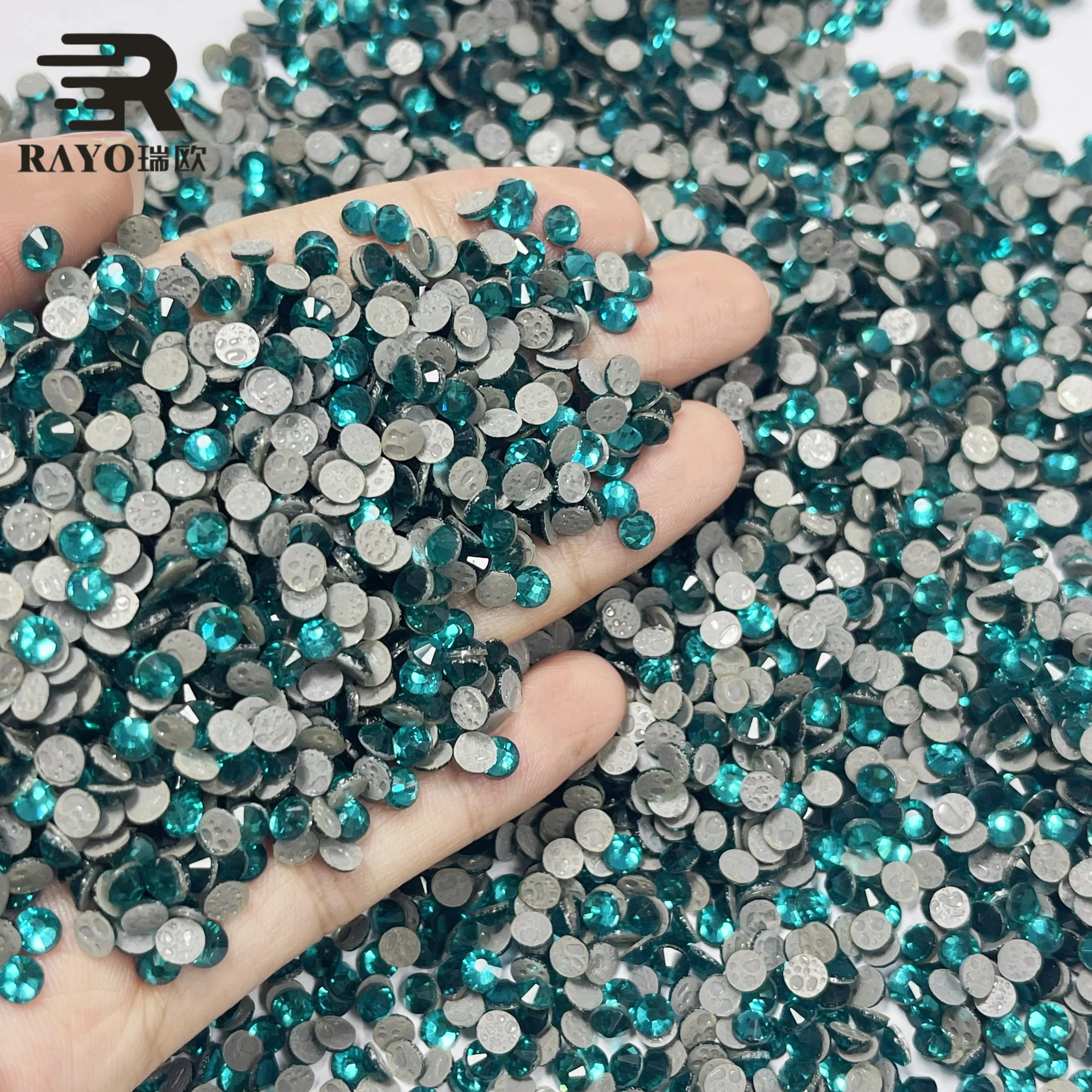 JP Factory High Quality round Hotfix Crystal Rhinestones Flatback Style Babble Glue for Shoes and Nail Art Direct from Korea