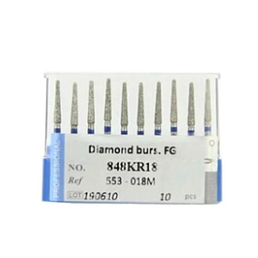 Manufacturer High quality dental surgical bur 5pcs/pack best price dental diamond burs