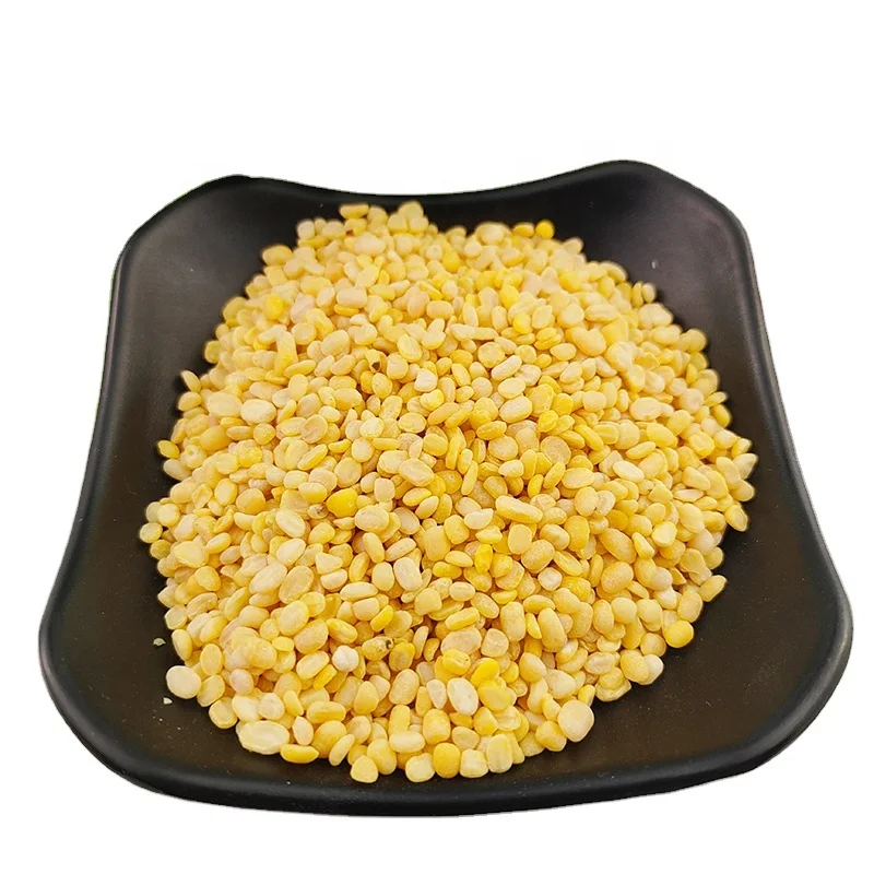 Food grade small size split peeled skinless green mung bean for sale