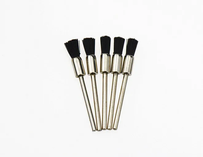 Lab Orthodontic Small Natural Bristle Tip Teeth Polishing Disposable Contra Angle Cup Dentistry Dental Prophy Brush For Dental