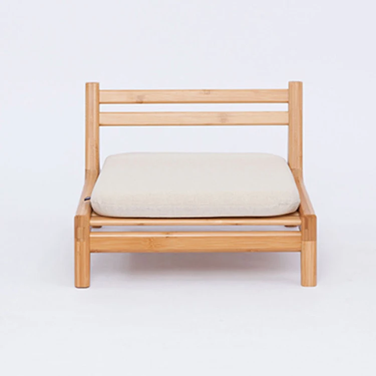 
bamboo tatami Chair Bamboo Floor Chair for Living Room Japanese Tatami Chair with Cushion 