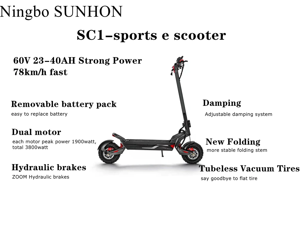 5600w 60v 36ah off-road electric scooter 60v electric offroad scooter 2000w
