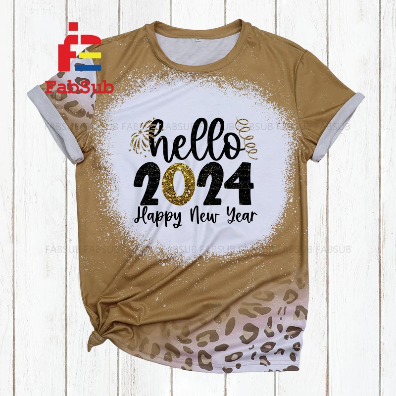 Men Women Kids Bleached T Shirts Unisex Custom Design Tees Sublimation Printing 100 Polyester Shirt Faux Bleached Look T-Shirt