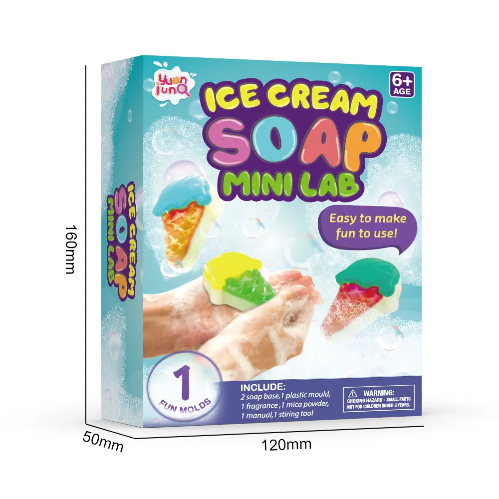 2024 DIY Base Soap Educational Arts And Crafts Supplies Soap Making Ice Cream Kits For Girls And Boys