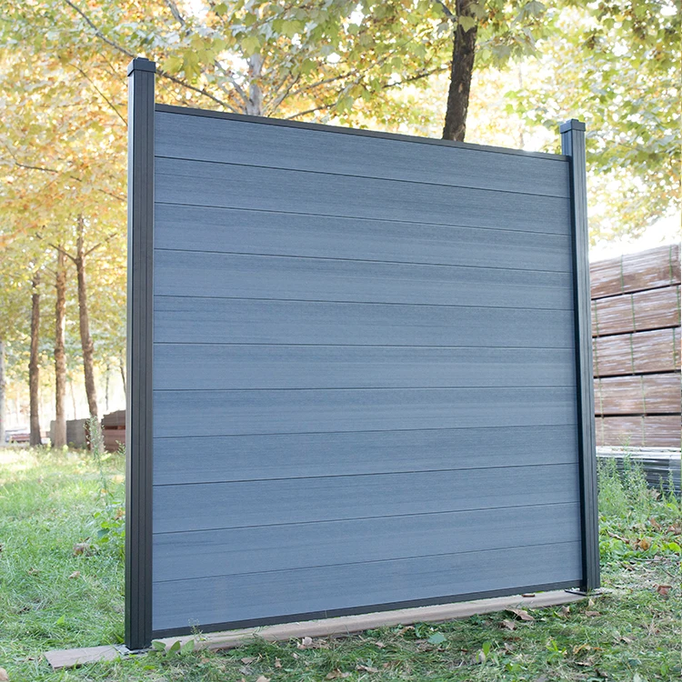 WPC fence wood plastic composite fence panel directly factory