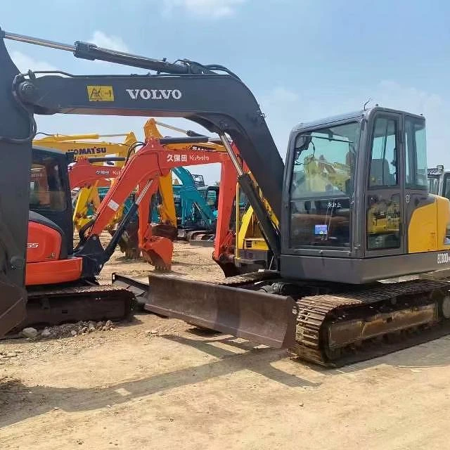 Высококачественная Землеройная техника VOLVO EC80D 90% Новый гидравлический гусеничный экскаватор низкая цена