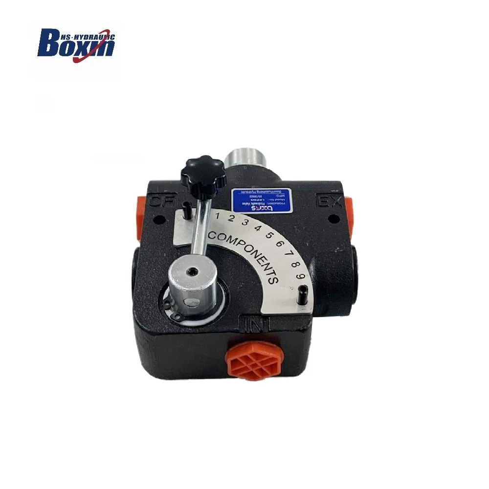 Chinese manufacturer 40L Hydraulic Manifold Flow Control Valve Pressure Compensating Flow Control Valve