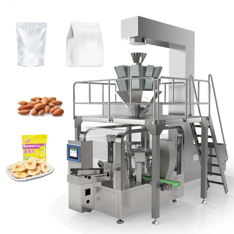 MR8-300R JKPACK Automatic Rotary Bag Nuts Packaging Machine