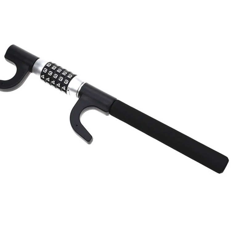 Steering wheel lock U-shaped lock adjustable telescopic car anti-theft combination lock