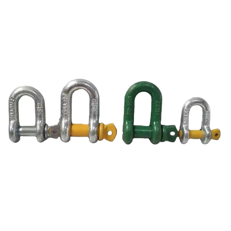 High quality drop Forged Galvanized G210 steel d shackle 1/2 inch