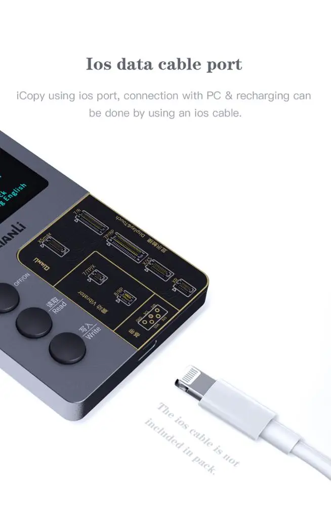 QianLi iCopy Vibrator/light sensor repair instrument Q2.0 LCD datarecovery  for IOS