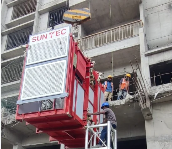 Электрический строительный подъемник Suntec по лучшей цене для строительного подъемника