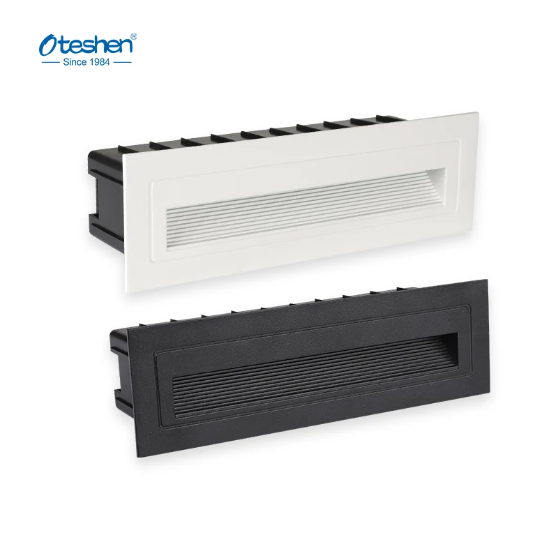 Photocell Led Recess Gypsum Step Light Outdoor Staircase Step Light Square