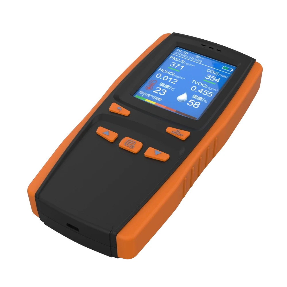 Портативный детектор газа CO2 DM509 система контроля качества воздуха PM2.5