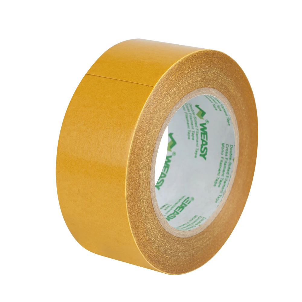 Mesh Glass Fiber Reinforced Packing Tape #071M Polyester Filament Reinforced Tape Cross Filament Tape For Sealing strips to Door