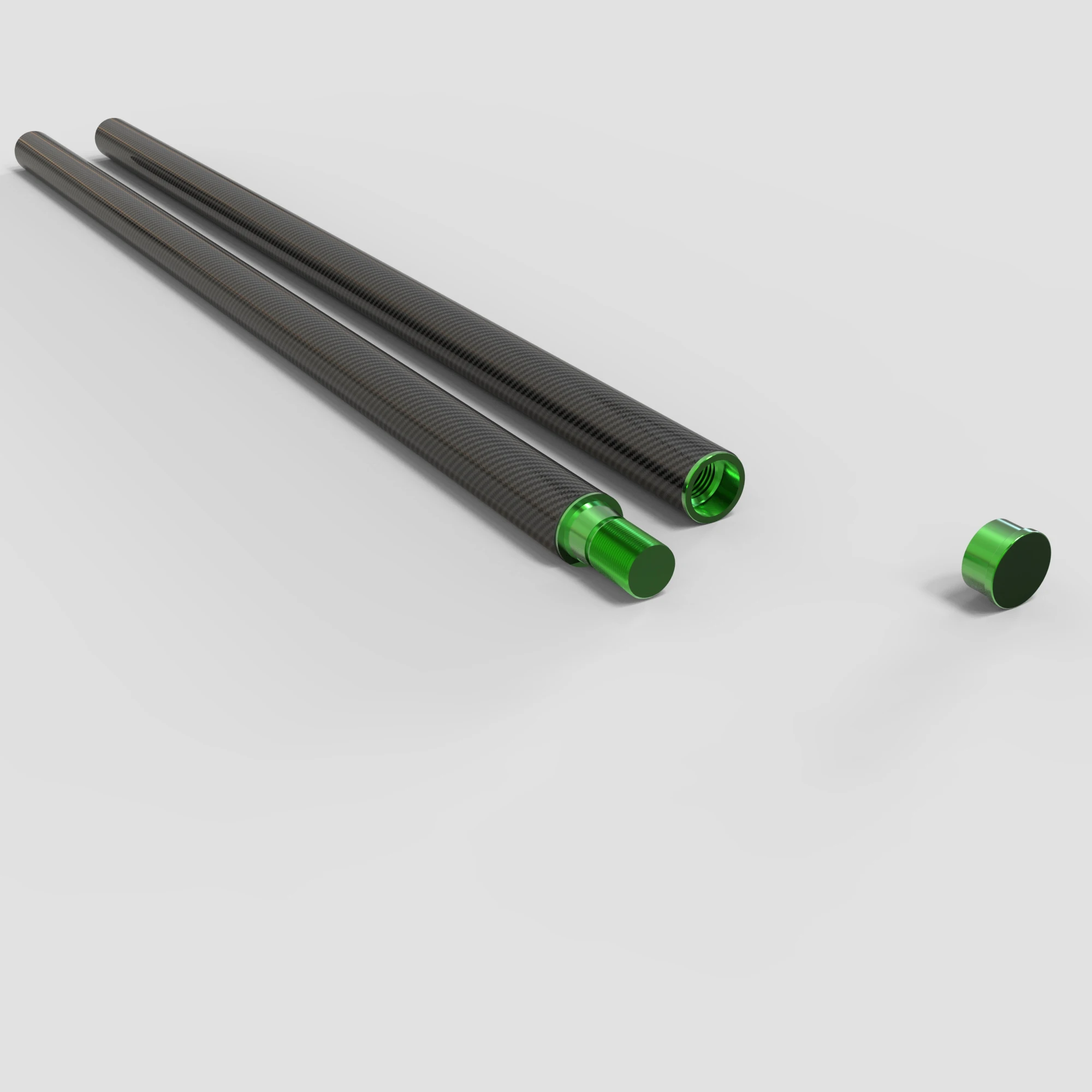 3K 25mm spergum carbon fiber fishing rod oval composite tube telescoping joint colored 50mm carbon fiber square tube connectors