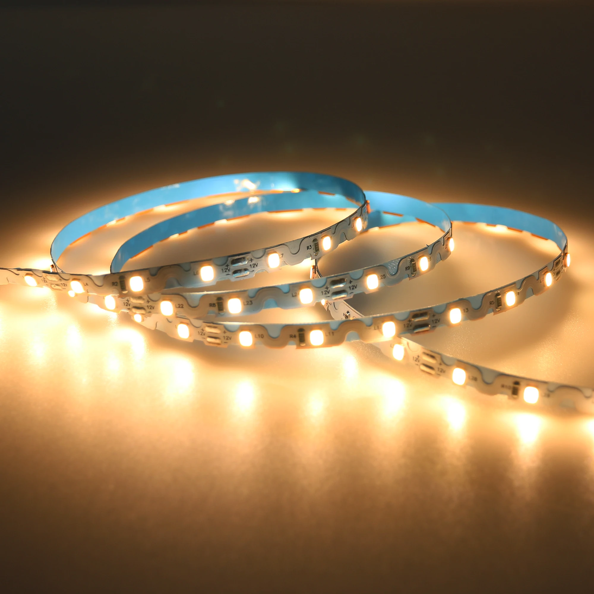 Bendable Indoor Outdoor Lighting Warm White LED Copper 80 Light Strings SMD2835 Led Strip Natural Light 480 La Landscape 5000