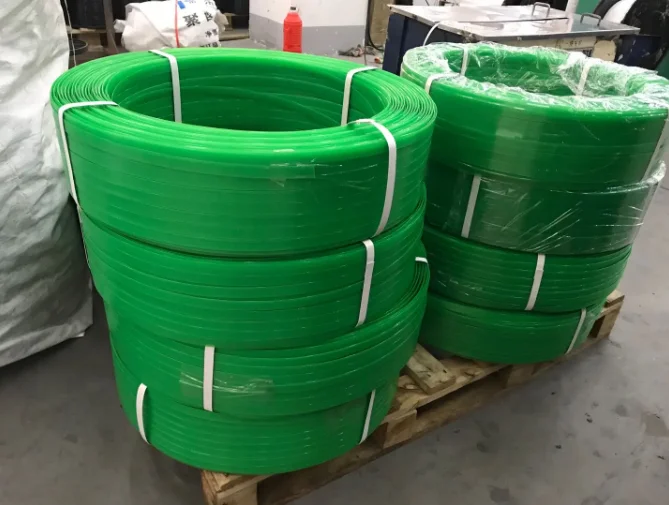 NTEC Hot Selling 1606 16081610 Green Polyester Plastic Wire Strapping Belt Steel Strapping Tape Packing Tape