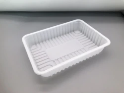 Pp White Disposable Plastic Food/fruit Packaging Tray M2 White,and as Customed 210*150*40mm FQ