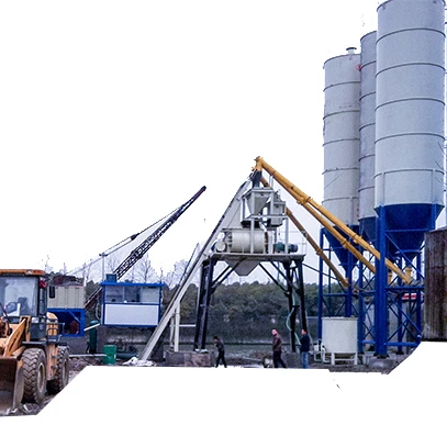 Бетонный завод HZS75 мобильный бетонный завод и смеситель JS1500