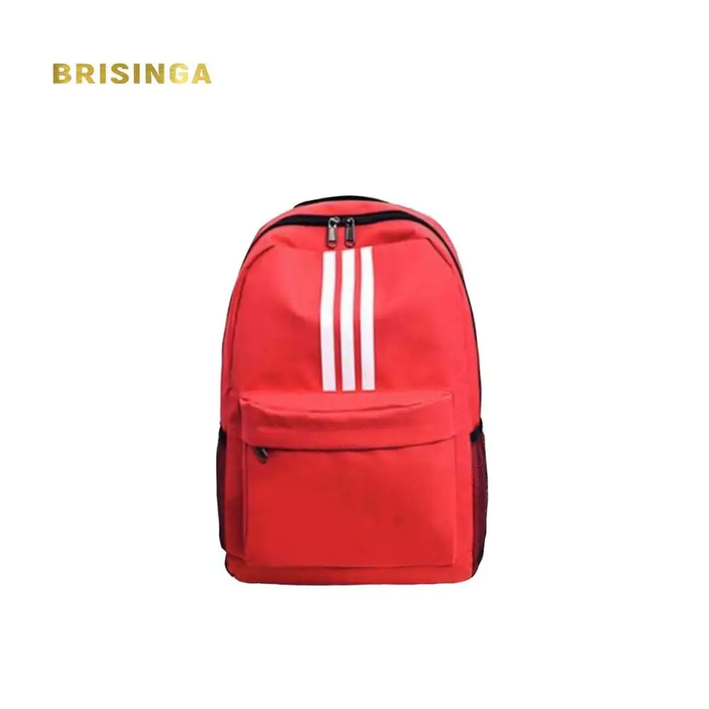 Guangzhou factory wholesale college stylish backpack girl school bag outdoor red backpacks