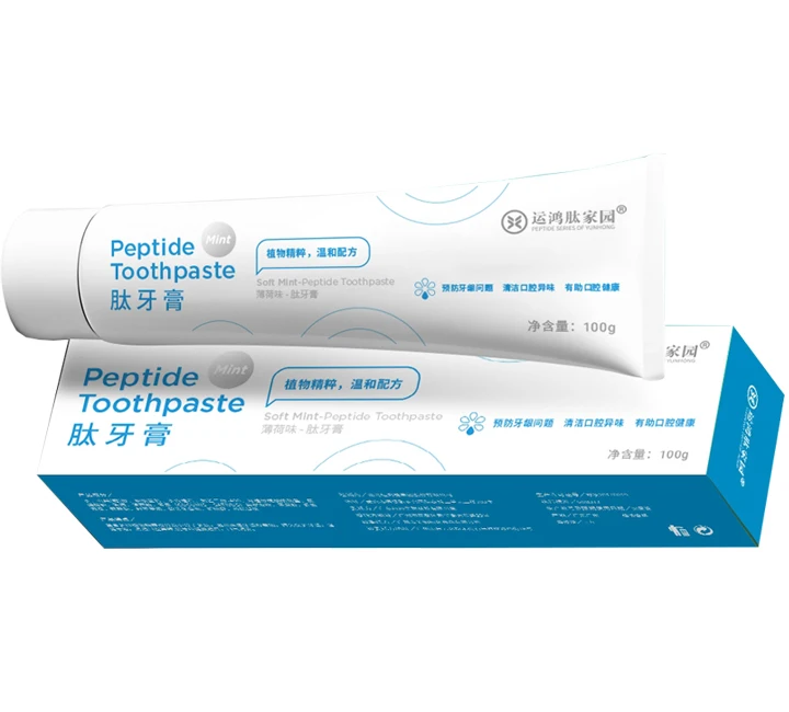 Custom Tooth Paste Peptide Bodybuilding Soft-Mint Flavor Teeth Whitening Tooth Paste