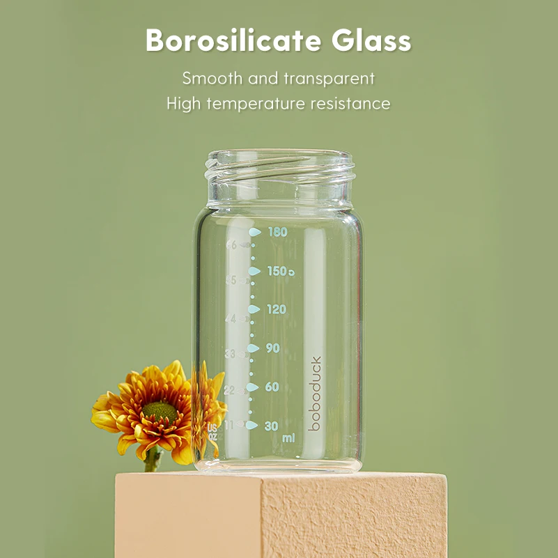 Wholesale high quality transparent water juice coffee baby milk storage bottles milk bottle glass bottle