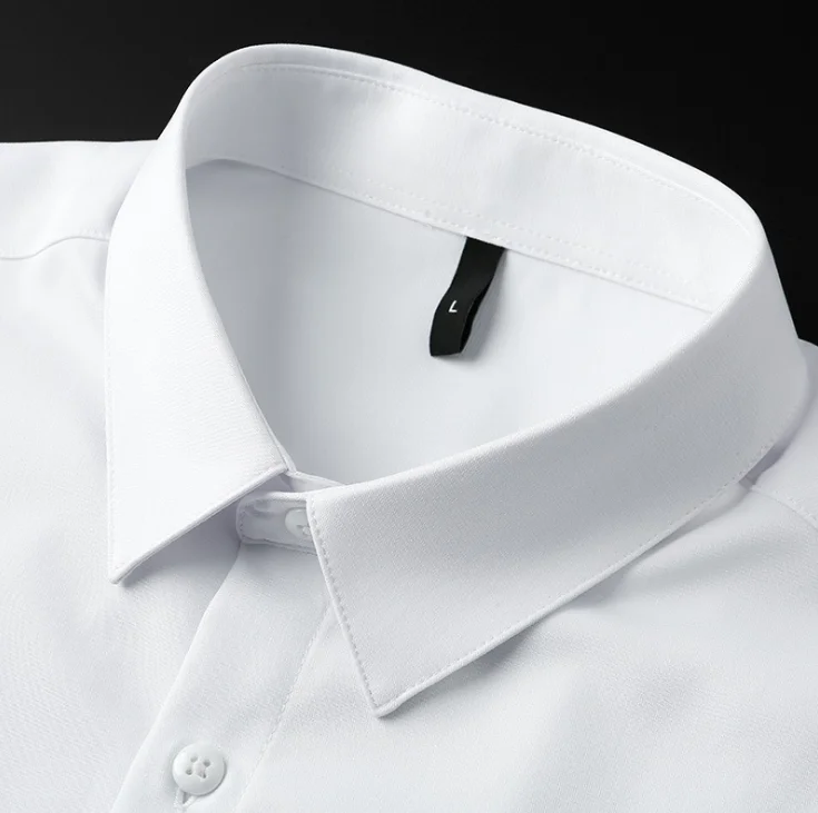 man clothes China supplier 100% cotton fabric classic collar short sleeves slim fit dress shirts men