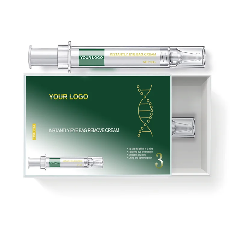 Private Label Anti Wrinkle Eye Bag Remove Cream Gel For Skin Around Eye Dark Circle Removal Anti Aging Instant Eye Cream