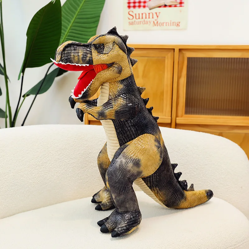 Lifelike Big Plushies Tyrannosaurus Soft Toy Bedtime Doll Children Gifts Giant Stuffed Plush Dinosaur Toys for Kids