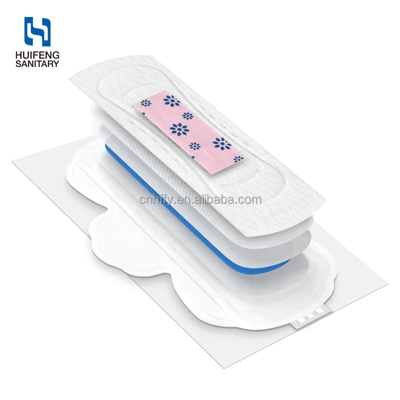 Menstrual Pad in Sanitary Napkin Pads Soft Healthy Mum or Girls Day Use Women Napkin 100% Organic Cotton Disposable Ultra Thin