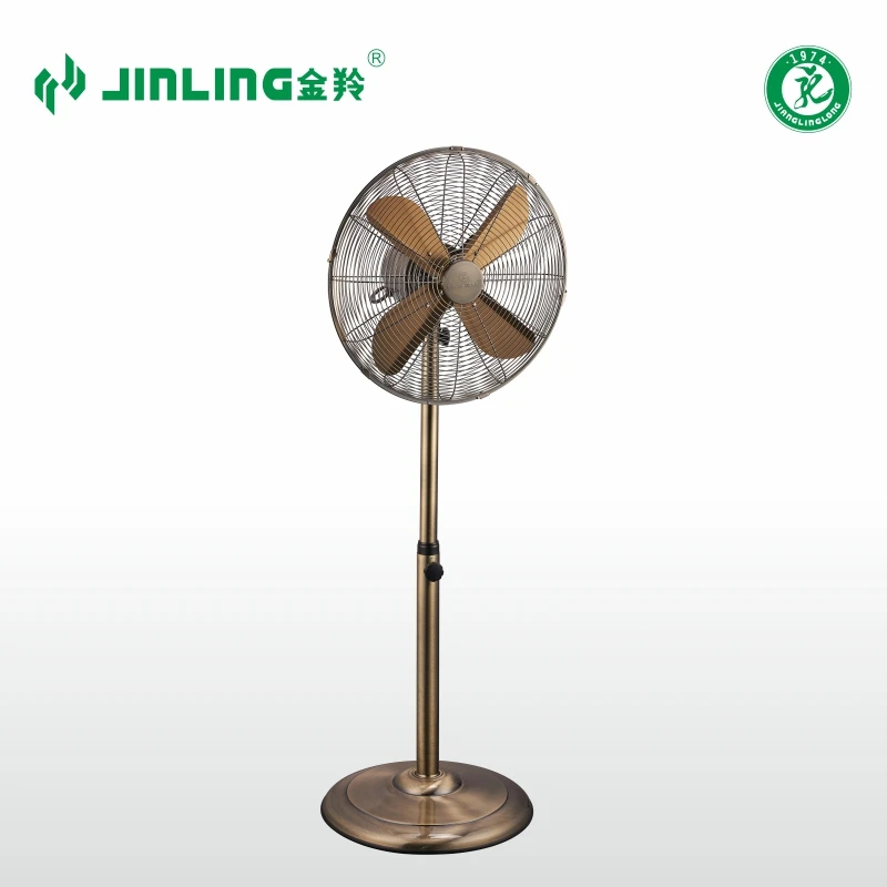 40cm 16 inch chrome decorative classic antique retro full metal elegant stand fan