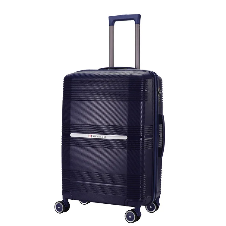 YX16803 Custom Logo Suitcases Travelling Bags Trolley Carry on Travel Luggage PP Bag Hardcase Zipper Koffer 4 Wheel Luggagel