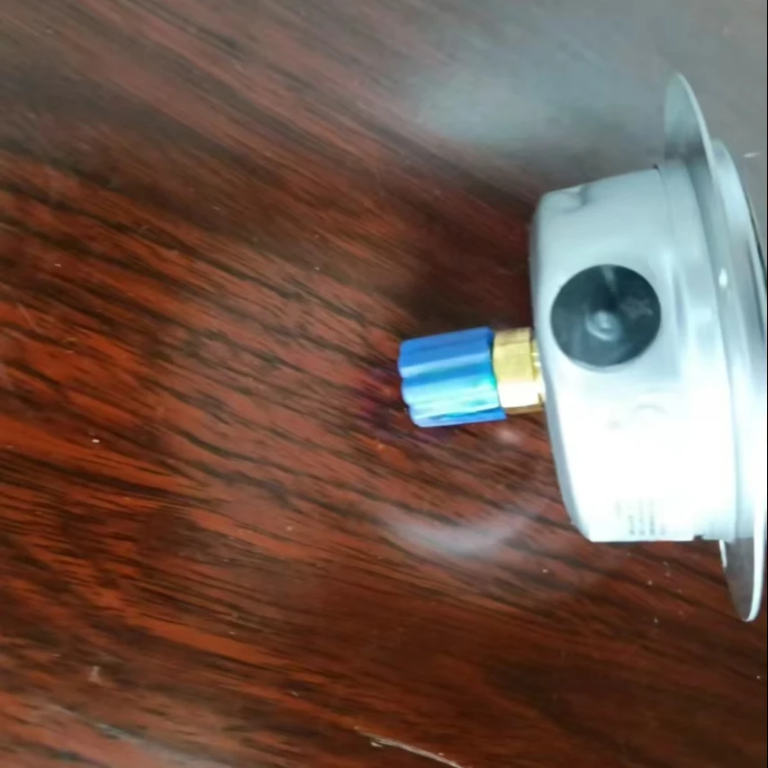 Factory price Shock-proof pressure gauge with axial edge for Gases and Liquids with good quality