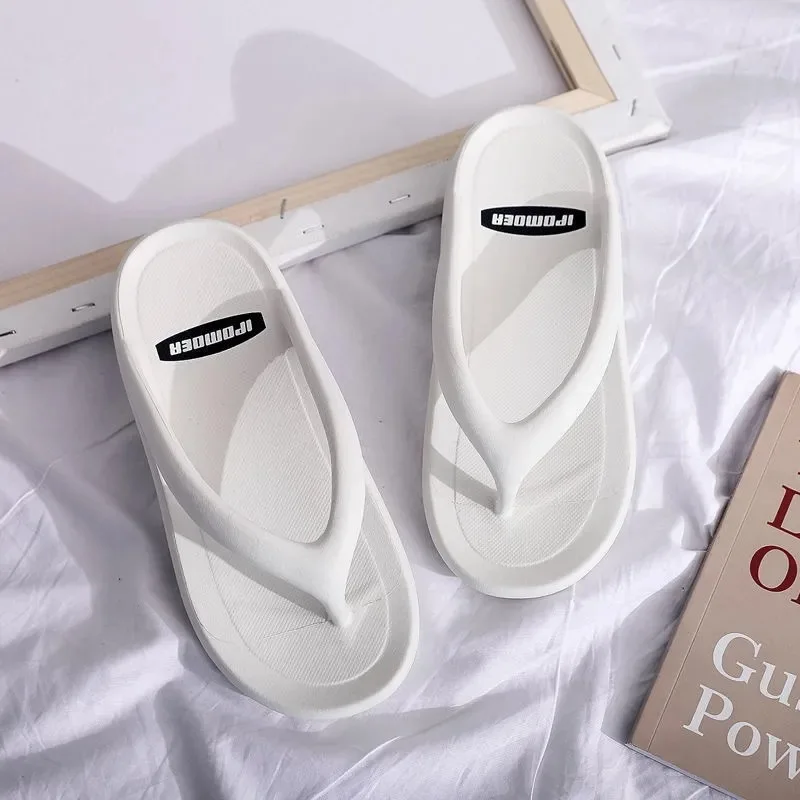 Thick bottom fashion flip flops women beach eco friendly flip flops customised flip flops