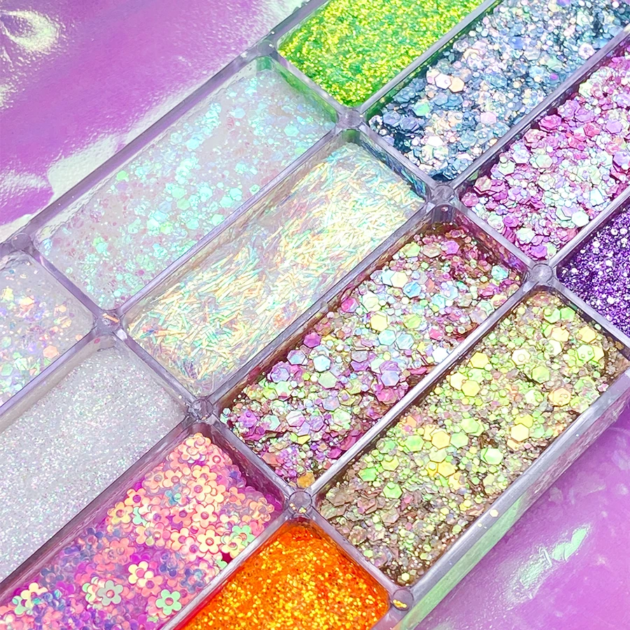 Luxurious Biodegradable Holographic Gel Eyeshadow Factory Customizable Sparkle Excellent Performance Face Scrubbing Cream Form