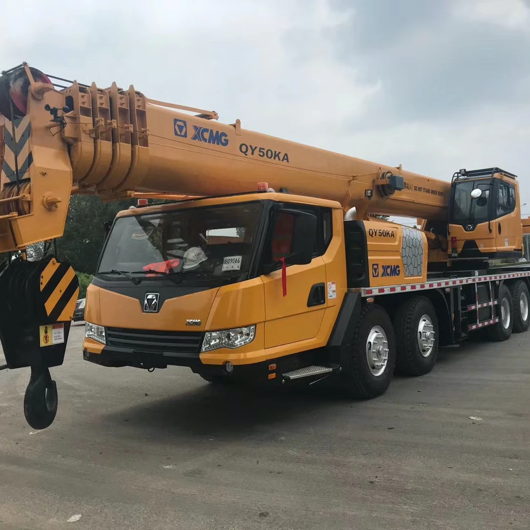 Высокоэффективный б/у грузовой кран 50 тонн XCMG QY50KA по низкой цене для продажи
