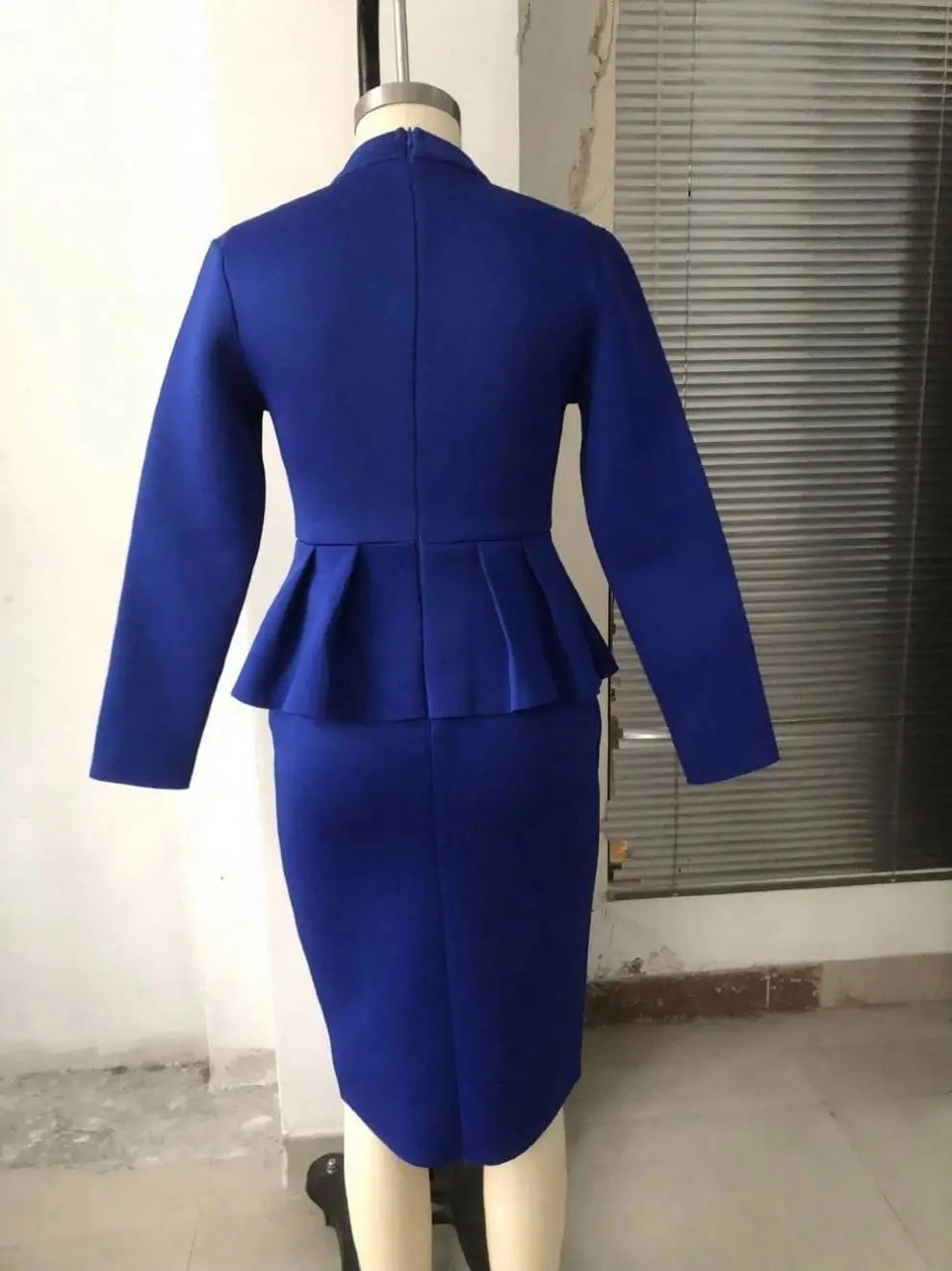 Vintage Elegant Dresses Wear To Work Without Belt Mesh Business Party Bodycon Office Women Dress ( no Belt )