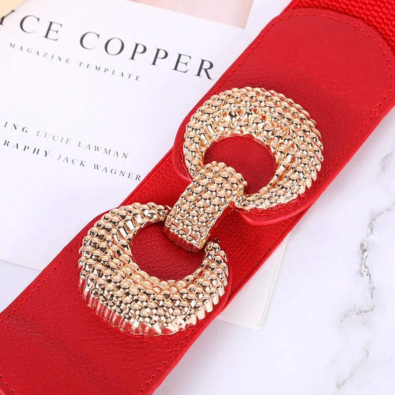 fashion accessories nylon webbing canvas flexible gold buckle waist woman belt