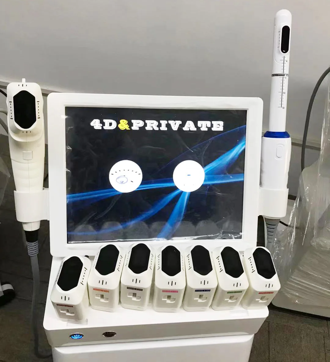 Mini 7D Hifu cartridges anti wrinkle 4d Hifu facial y corporal high intensity focused ultrasound hifu vagina 12d machine 2024