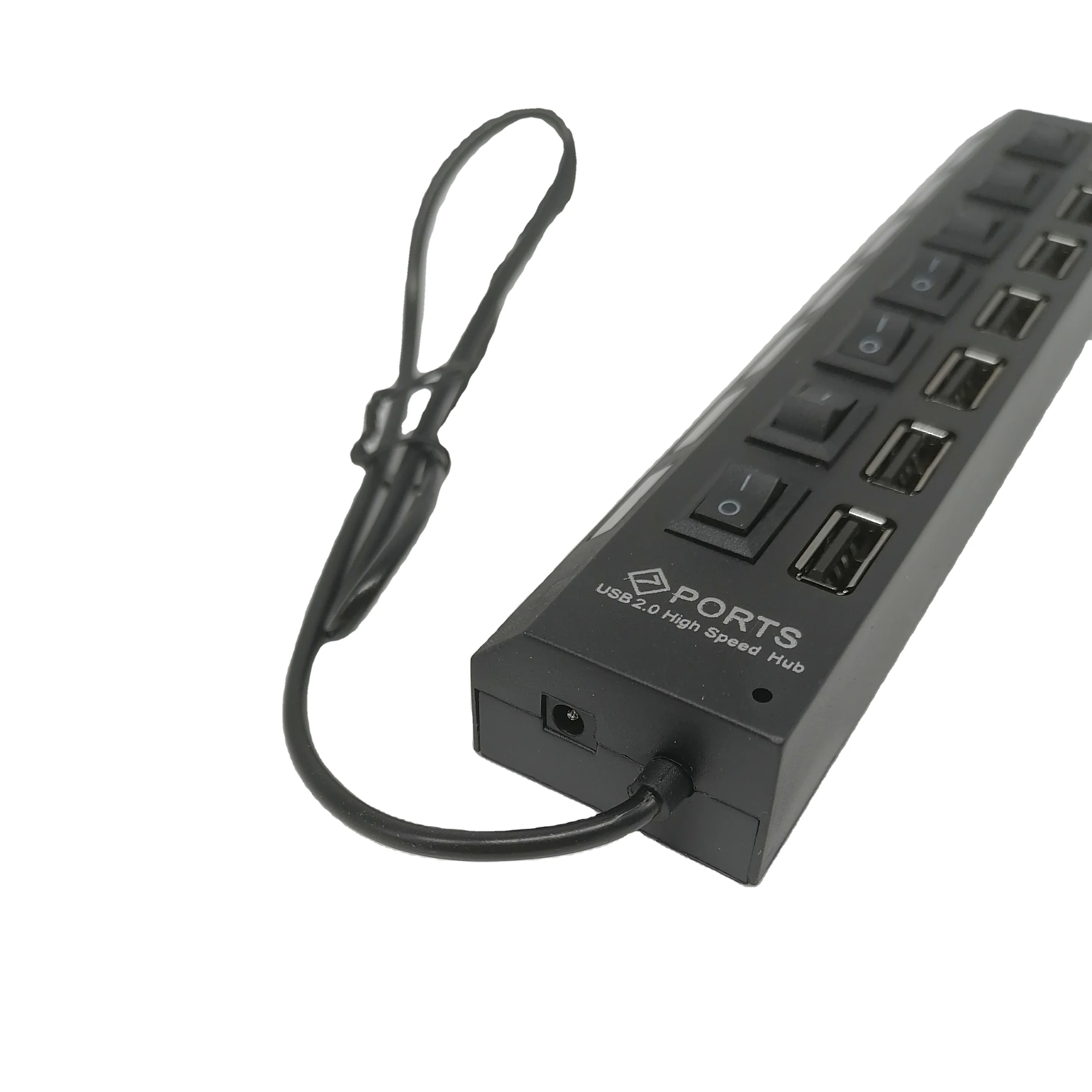 Оптовая продажа высокоскоростной разветвитель 3 0 USB один в семь независимый переключатель штепсельная вилка концентратор 2 док-станция с