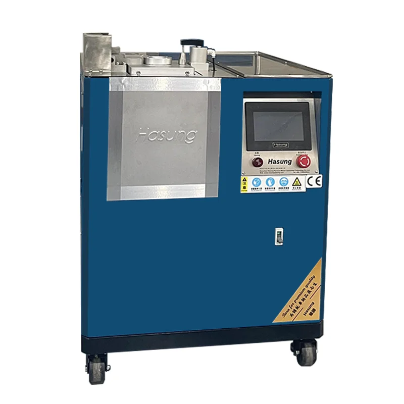 Hasung 2 in 1 PLC gold bar making machine gold silver ingot casting machine