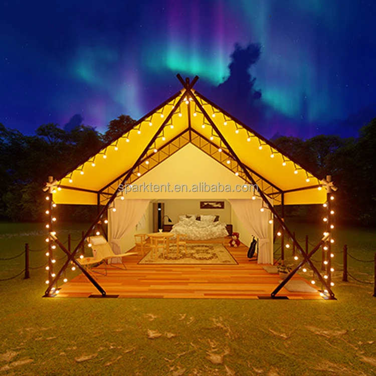 Outdoor Modular House Shape Luxury Glamping Safari Resort Tent for Sale