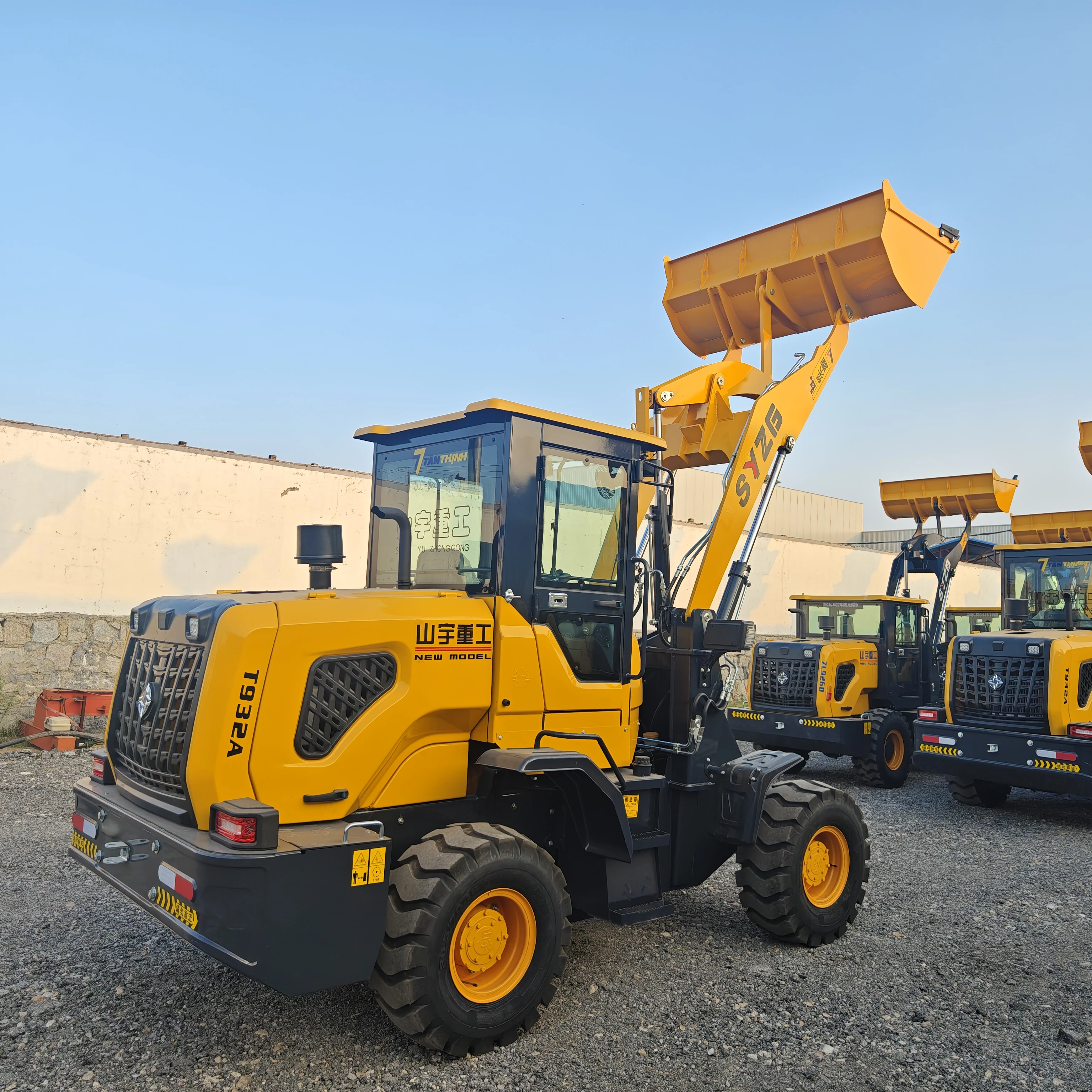 SYZG Zl-935 Epa Certified China Brand Multi Functional Top Quality China Construction Agricultural Wheel Mini Loader New Model