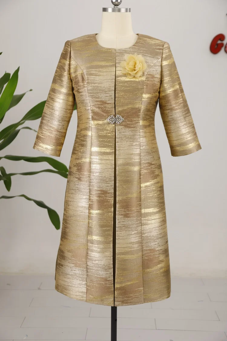 Hot Sale Africa Women Plus Size  Church Dress Long Jacket Two Pieces Set Formal Occasion Clothing Turkey Women Dress