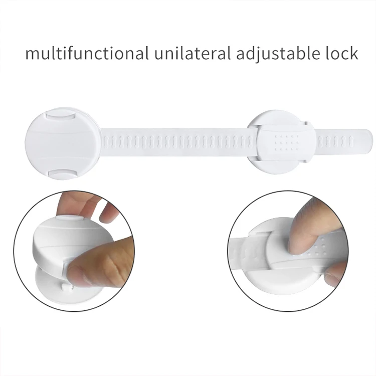 
Adjustable ABS baby children kids cabinet safety lock set, proof Cabinet Locks with 3M Adhesive,Appliances Fridge and Oven 