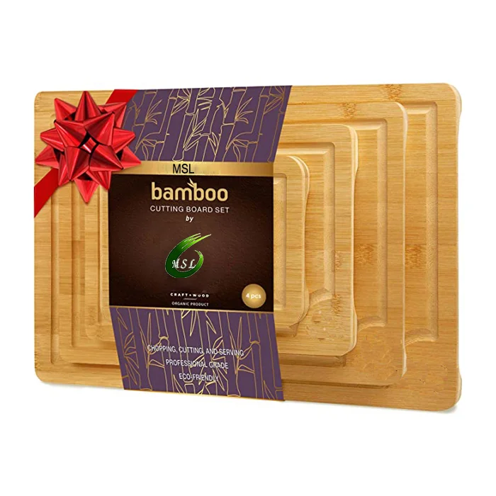 Kitchen Bamboo Wood Chopping Board 4