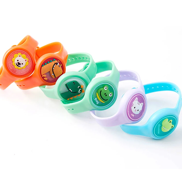 Exquisite Structure Manufacturing Cartoon Mosquito Repellent Bracelet For Girls